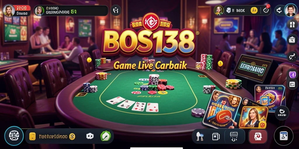 Tampilan gameplay seru dari Live Casino BOS138 dengan dealer langsung.