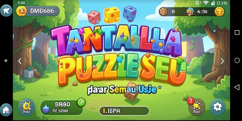 Screenshot saat gameplay DMD686 yang menampilkan tantangan Puzzle exciting.
