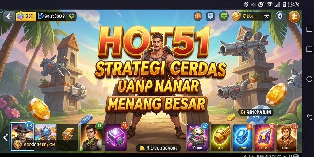 Tampilan gameplay menarik dan strategi mendalam di HOT51.