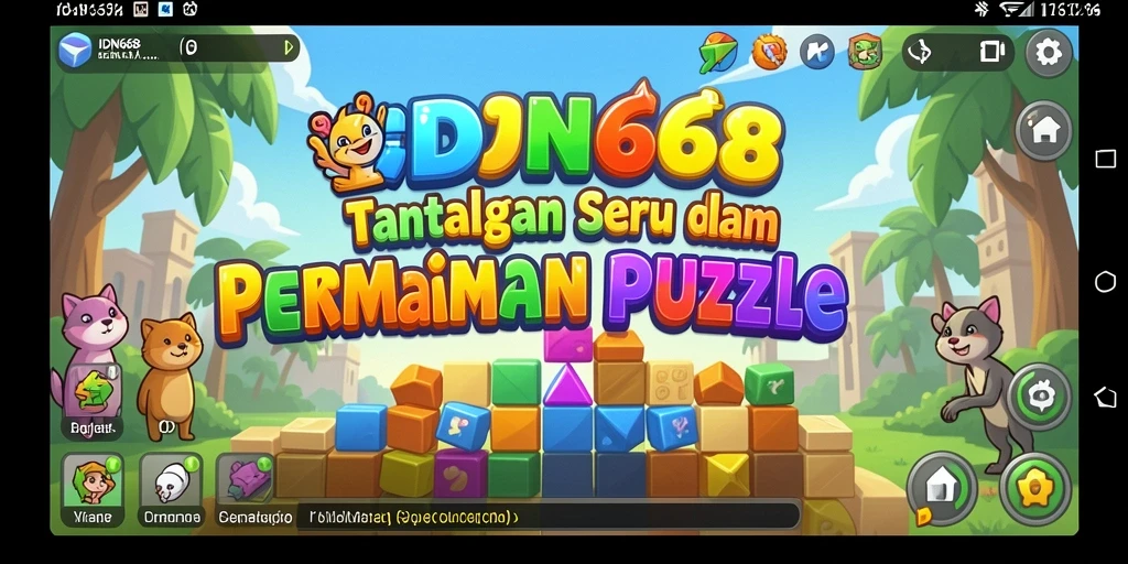 Gameplay menantang dari IDN668 dalam bentuk puzzle.