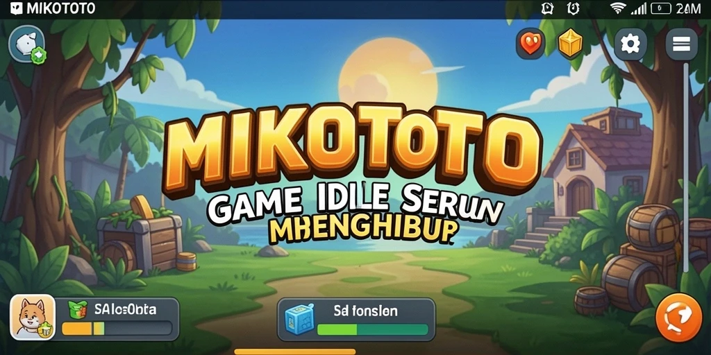 Tampilan seru MIKOTOTO dengan gameplay Idle yang menarik.