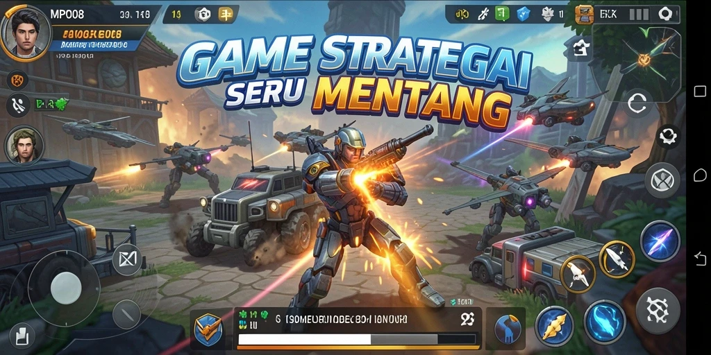 Screenshot MPO08 menampilkan aksi pertempuran yang seru dan mendebarkan.