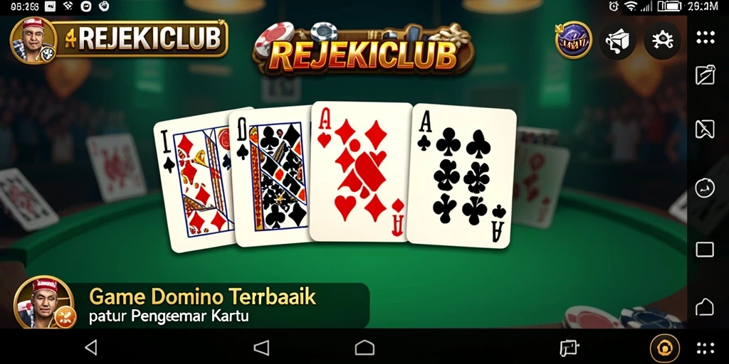 Tampilan gameplay menarik dari REJEKICLUB yang seru dan menantang.